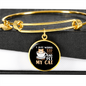 Sip Coffee And Pet Cat Bracelet Stainless Steel or 18k Gold Circle Bangle-Express Your Love Gifts