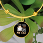 Sip Coffee And Pet Cat Bracelet Stainless Steel or 18k Gold Circle Bangle-Express Your Love Gifts