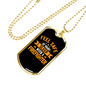 Sleep With A Firefighter Gift Stainless Steel or 18k Gold Dog Tag 24" Chain-Express Your Love Gifts