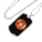 Slot Machine Gambler Necklace Stainless Steel or 18k Gold Dog Tag 24-Express Your Love Gifts