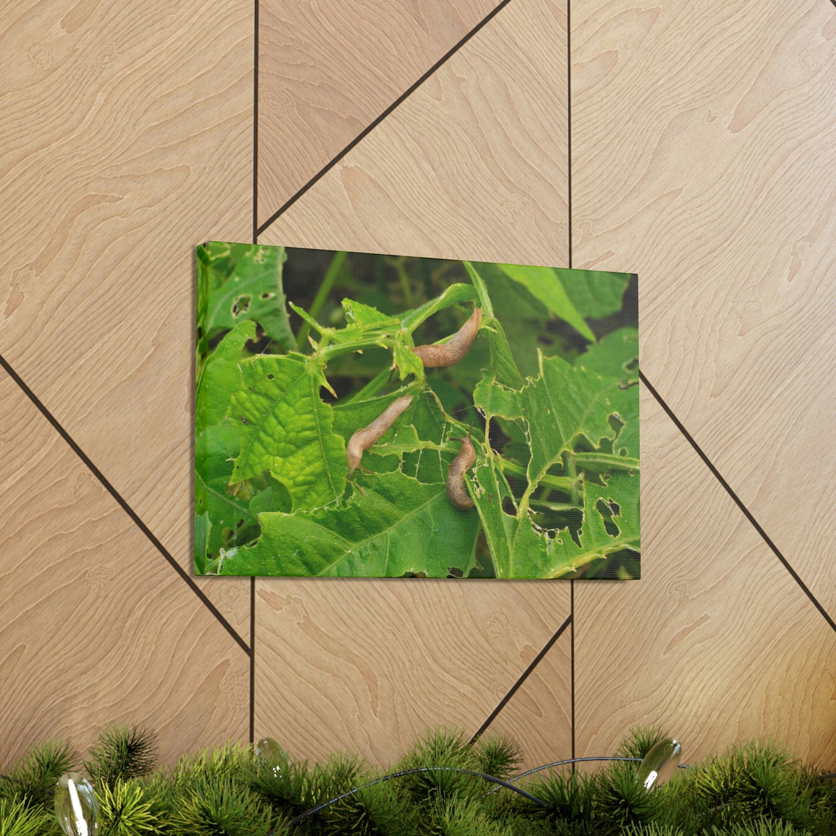 Scripture Walls Slug Hunting Slug on Hunt Print Animal Wall Art Wildlife Canvas Prints Wall Art Ready to Hang Unframed-Express Your Love Gifts