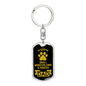 Small Munsterlander Pointer Keychain Stainless Steel or 18k Gold-Express Your Love Gifts