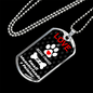 Small Munsterlander Pointer Love Is Stainless Steel or 18k Gold Dog Tag 24" Chain-Express Your Love Gifts