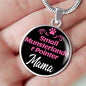 Small Munsterlander Pointer Mama Necklace Circle Pendant Stainless Steel or 18k Gold 18-22" Dog Mom Pendant-Express Your Love Gifts