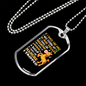Smell Like Mint Horse Necklace Stainless Steel or 18k Gold Dog Tag 24" Chain-Express Your Love Gifts