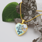Smile Necklace Stainless Steel or 18k Gold Heart 18-22"-Express Your Love Gifts