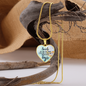 Smile Necklace Stainless Steel or 18k Gold Heart 18-22"-Express Your Love Gifts