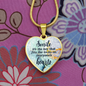 Smile Necklace Stainless Steel or 18k Gold Heart 18-22"-Express Your Love Gifts