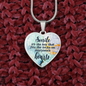 Smile Necklace Stainless Steel or 18k Gold Heart 18-22"-Express Your Love Gifts