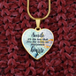 Smile Necklace Stainless Steel or 18k Gold Heart 18-22"-Express Your Love Gifts