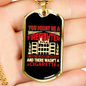 Smoked CigArette Firefighter Gift Stainless Steel or 18k Gold Dog Tag 24" Chain-Express Your Love Gifts