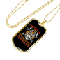 Smokin Hot Firefighter Gift Stainless Steel or 18k Gold Dog Tag 24" Chain-Express Your Love Gifts