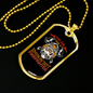Smokin Hot Firefighter Gift Stainless Steel or 18k Gold Dog Tag 24" Chain-Express Your Love Gifts