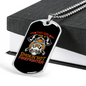 Smokin Hot Firefighter Gift Stainless Steel or 18k Gold Dog Tag 24" Chain-Express Your Love Gifts