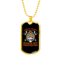 Smokin Hot Firefighter Gift Stainless Steel or 18k Gold Dog Tag 24" Chain-Express Your Love Gifts
