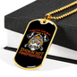 Smokin Hot Firefighter Gift Stainless Steel or 18k Gold Dog Tag 24" Chain-Express Your Love Gifts