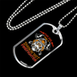 Smokin Hot Firefighter Gift Stainless Steel or 18k Gold Dog Tag 24" Chain-Express Your Love Gifts