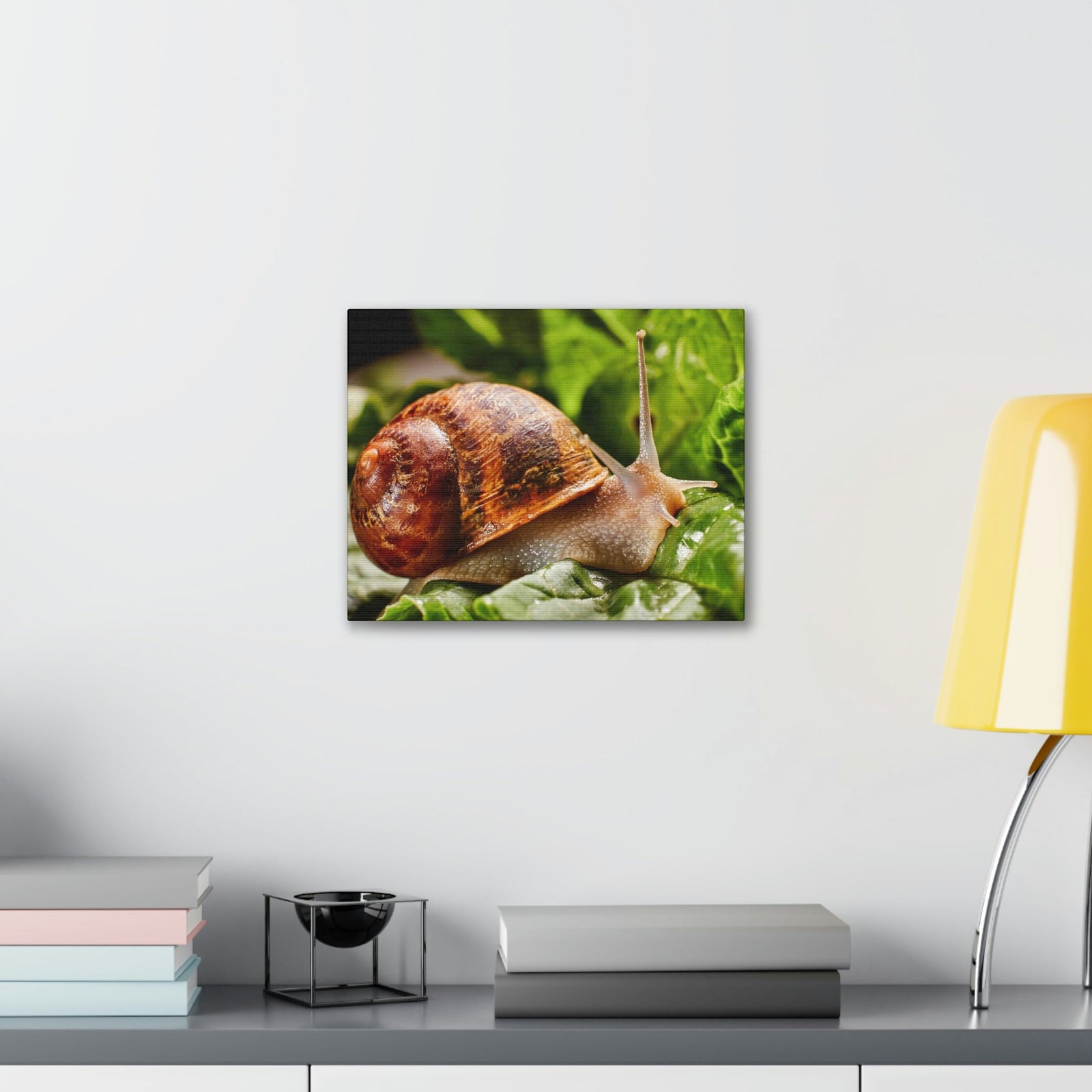Scripture Walls Snails Hunting Snails on Hunt Print Animal Wall Art Wildlife Canvas Prints Wall Art Ready to Hang Unframed-Express Your Love Gifts