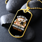 Snuggles and Treats Dog House Necklace Stainless Steel or 18k Gold Dog Tag 24" Chain-Express Your Love Gifts