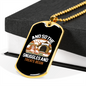 Snuggles and Treats Dog House Necklace Stainless Steel or 18k Gold Dog Tag 24" Chain-Express Your Love Gifts