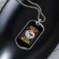 Snuggles and Treats Husky Necklace Stainless Steel or 18k Gold Dog Tag 24" Chain-Express Your Love Gifts