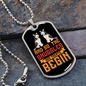 Snuggles and Treats Orange Necklace Stainless Steel or 18k Gold Dog Tag 24" Chain-Express Your Love Gifts