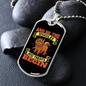 Snuggles and Treats Yellow Necklace Stainless Steel or 18k Gold Dog Tag 24" Chain-Express Your Love Gifts