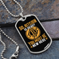 So Bitcoin is Dead Crypto Necklace Stainless Steel or 18k Gold Dog Tag 24" Chain-Express Your Love Gifts