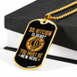 So Bitcoin is Dead Crypto Necklace Stainless Steel or 18k Gold Dog Tag 24" Chain-Express Your Love Gifts
