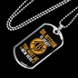 So Bitcoin is Dead Crypto Necklace Stainless Steel or 18k Gold Dog Tag 24" Chain-Express Your Love Gifts
