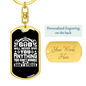 So Don'T Stress Keychain Stainless Steel or 18k Gold Dog Tag Keyring-Express Your Love Gifts