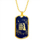 So Will I Necklace Psalm 148 Stainless Steel or 18k Gold Dog Tag 24" Chain-Express Your Love Gifts