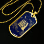 So Will I Necklace Stainless Steel or 18k Gold Dog Tag 24" Chain-Express Your Love Gifts
