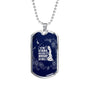 So Will I Necklace Stainless Steel or 18k Gold Dog Tag 24" Chain-Express Your Love Gifts