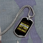 Sogs Make Lives Whole Yellow Necklace Stainless Steel or 18k Gold Dog Tag 24" Chain-Express Your Love Gifts