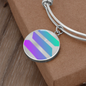 Solana (SOL) Bracelet Stainless Steel or 18k Gold Circle Bangle-Express Your Love Gifts