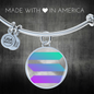 Solana (SOL) Bracelet Stainless Steel or 18k Gold Circle Bangle-Express Your Love Gifts