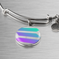 Solana (SOL) Bracelet Stainless Steel or 18k Gold Circle Bangle-Express Your Love Gifts