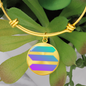 Solana (SOL) Bracelet Stainless Steel or 18k Gold Circle Bangle-Express Your Love Gifts