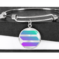 Solana (SOL) Bracelet Stainless Steel or 18k Gold Circle Bangle-Express Your Love Gifts