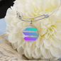 Solana (SOL) Bracelet Stainless Steel or 18k Gold Circle Bangle-Express Your Love Gifts