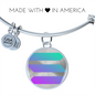 Solana (SOL) Bracelet Stainless Steel or 18k Gold Circle Bangle-Express Your Love Gifts