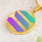 Solana (SOL) Circle Necklace Stainless Steel or 18k Gold 18-22"-Express Your Love Gifts