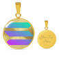Solana (SOL) Circle Necklace Stainless Steel or 18k Gold 18-22"-Express Your Love Gifts