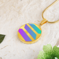 Solana (SOL) Circle Necklace Stainless Steel or 18k Gold 18-22"-Express Your Love Gifts