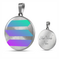 Solana (SOL) Circle Necklace Stainless Steel or 18k Gold 18-22"-Express Your Love Gifts