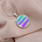Solana (SOL) Circle Necklace Stainless Steel or 18k Gold 18-22"-Express Your Love Gifts