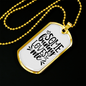 Some Bunny Loves Me Christian Necklace Stainless Steel or 18k Gold Dog Tag 24" Chain-Express Your Love Gifts