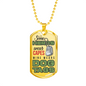 Some Heros Wear Capes Dog Tag Dog Tag Stainless Steel or 18k Gold 24" Chain-Express Your Love Gifts