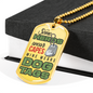 Some Heros Wear Capes Dog Tag Dog Tag Stainless Steel or 18k Gold 24" Chain-Express Your Love Gifts